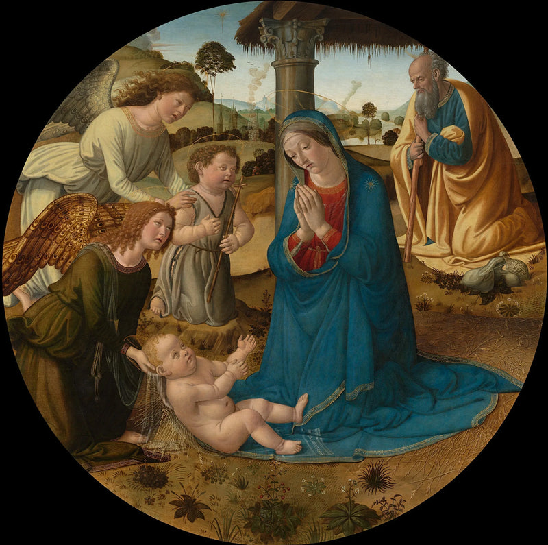 Barnets Jesus Tilbedelse - Cosimo Rosselli