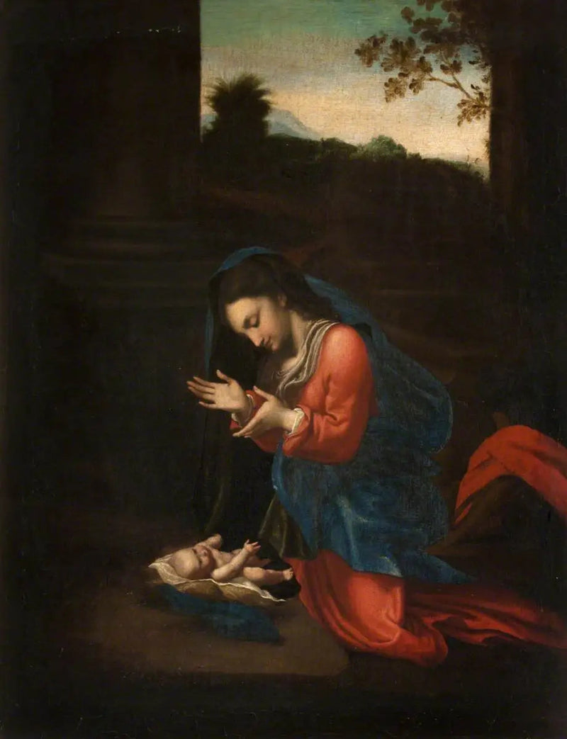 Jomfruens tilbedelse - Antonio da Correggio