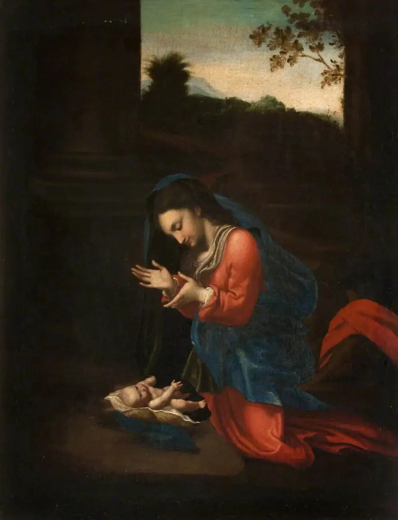 Jomfruens tilbedelse - Antonio da Correggio