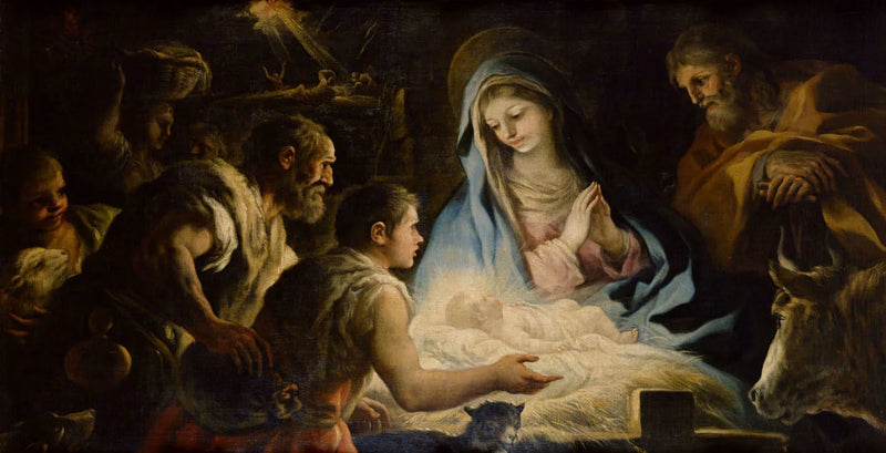 Hyrdernes tilbedelse (1696) - Luca Giordano