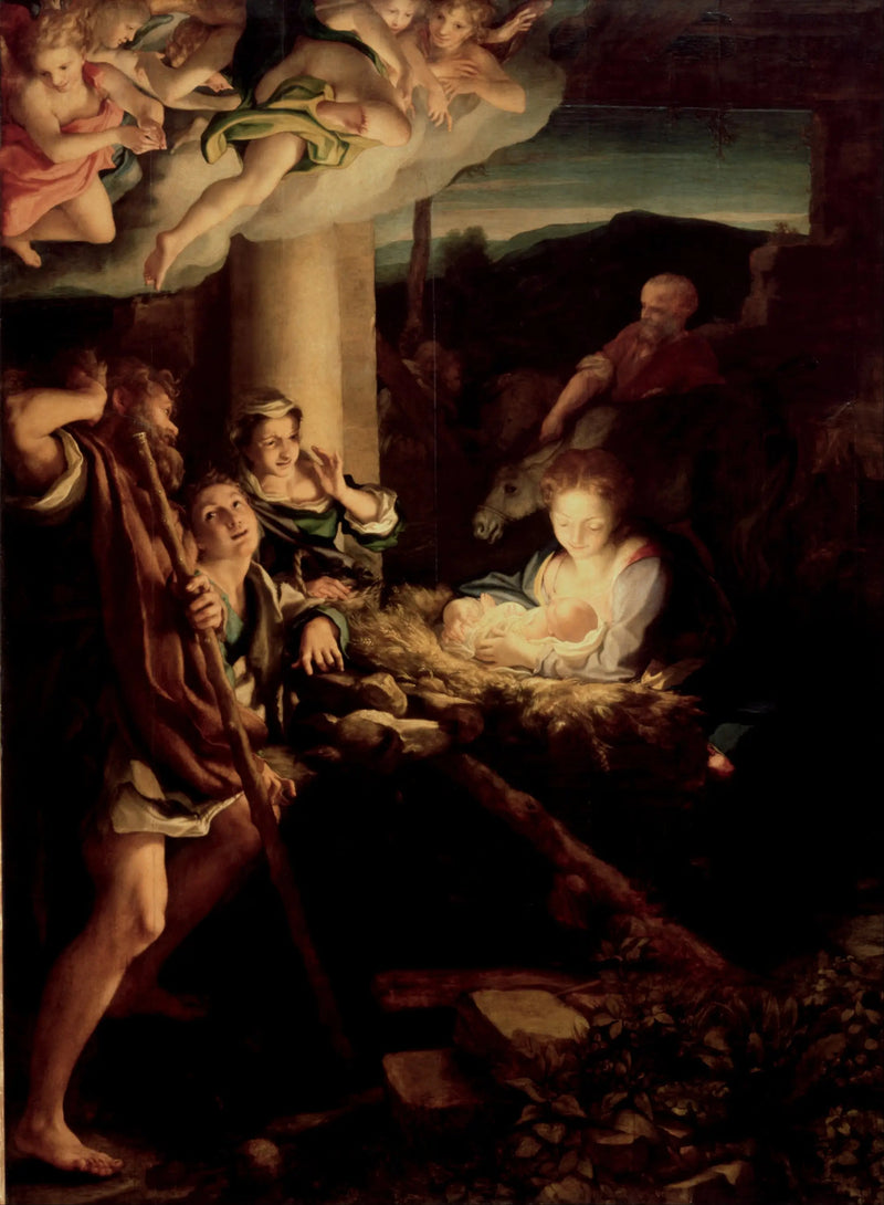 Betagelsen af hyrderne - Antonio da Correggio