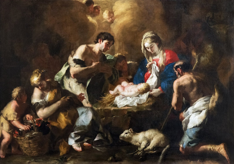 Hyrdernes tilbedelse - Francesco Solimena