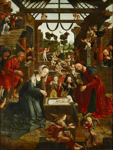 Betagelsen af hyrderne - Jacob Cornelisz van Oostsanen