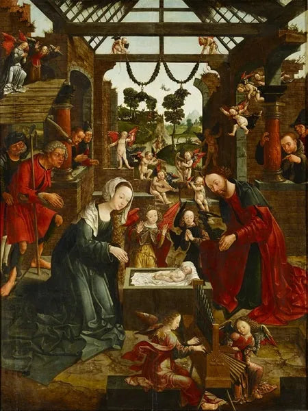 Betagelsen af hyrderne - Jacob Cornelisz van Oostsanen