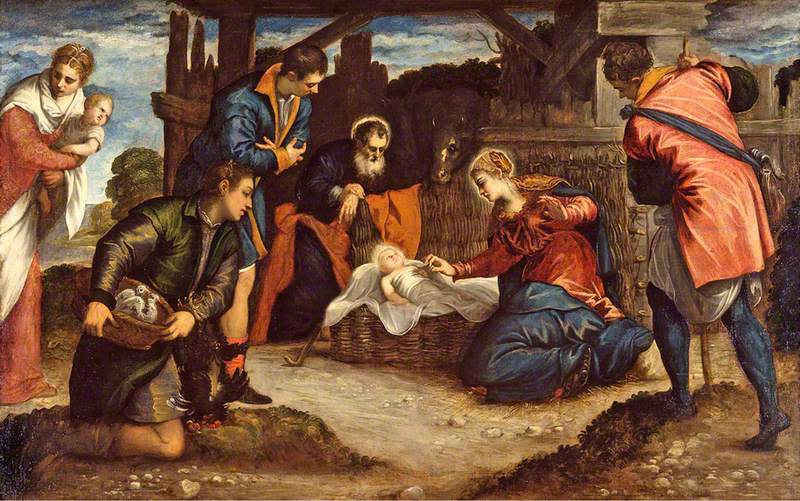 Betagelsen af hyrderne - Jacopo Tintoretto
