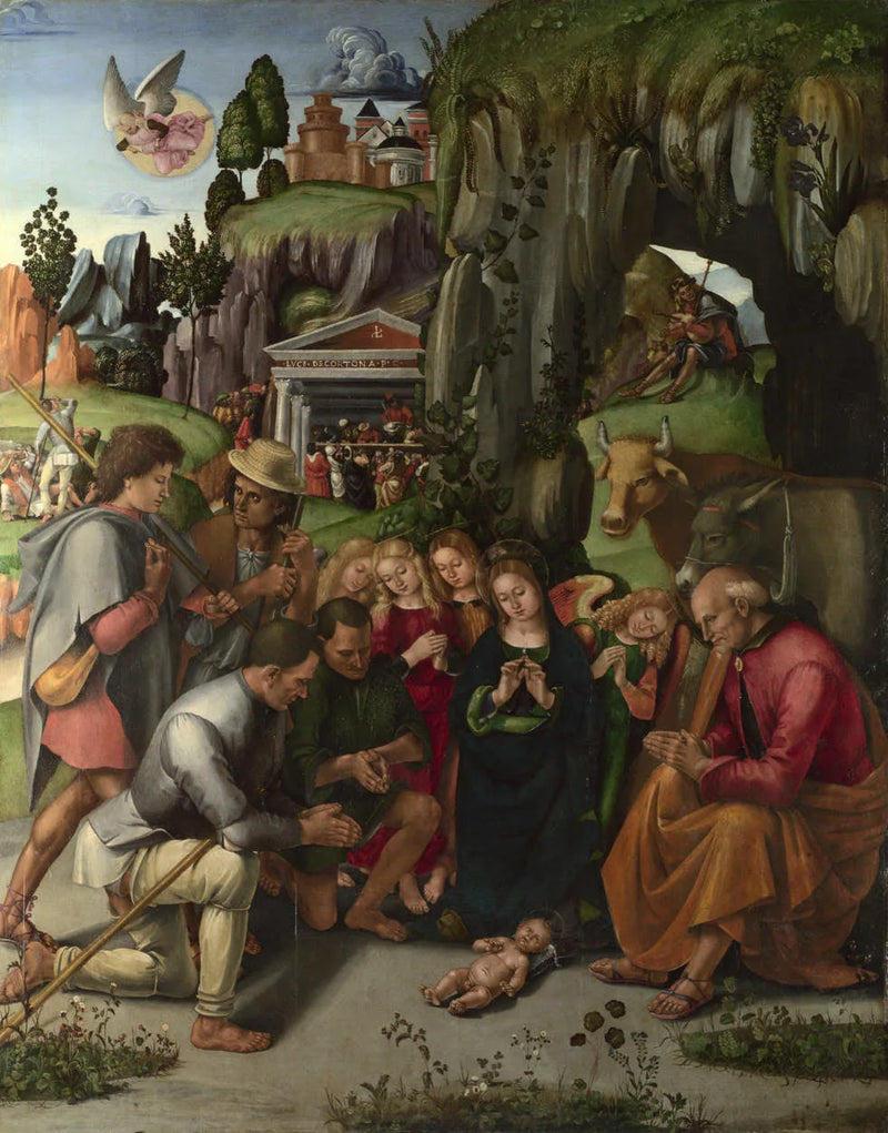 Betagelsen af hyrderne - Luca Signorelli