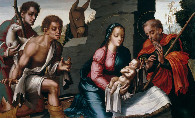 Betagelsen af hyrderne - Luis de Morales