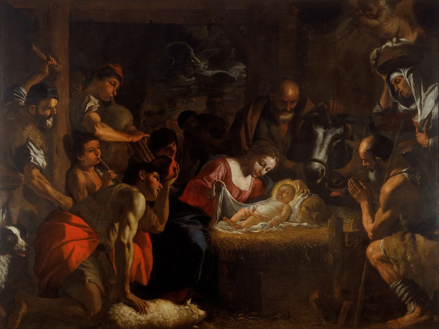 Betagelsen af hyrderne - Mattia Preti