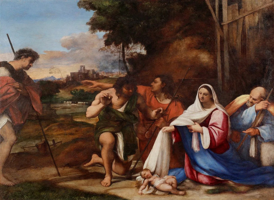 Betagelsen af hyrderne - Sebastiano del Piombo
