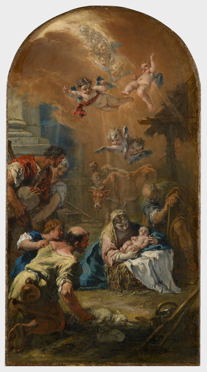Betagelsen af hyrderne - Sebastiano Ricci