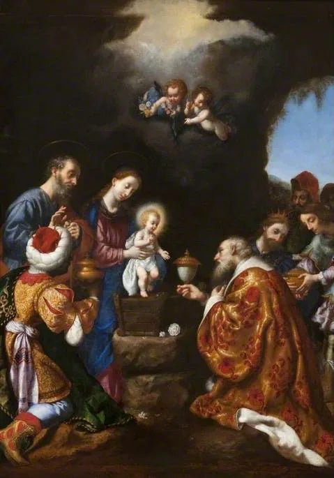 Hyrdningen af de vise mænd - Carlo Dolci