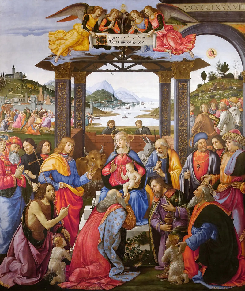 Magernes tilbedelse - Domenico Ghirlandaio