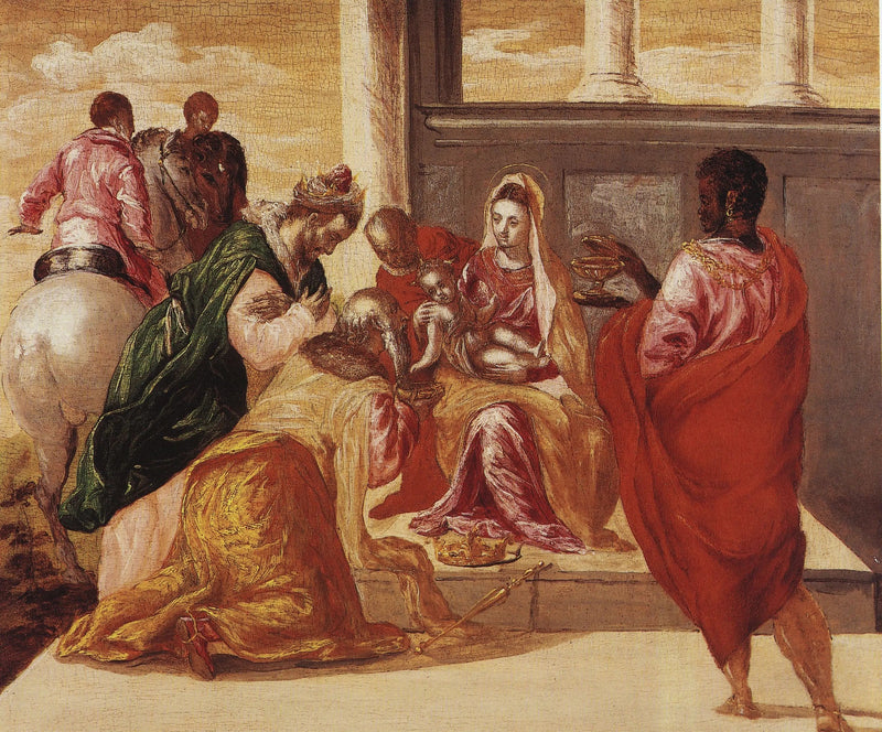 Adorationen af de vise mænd - El Greco