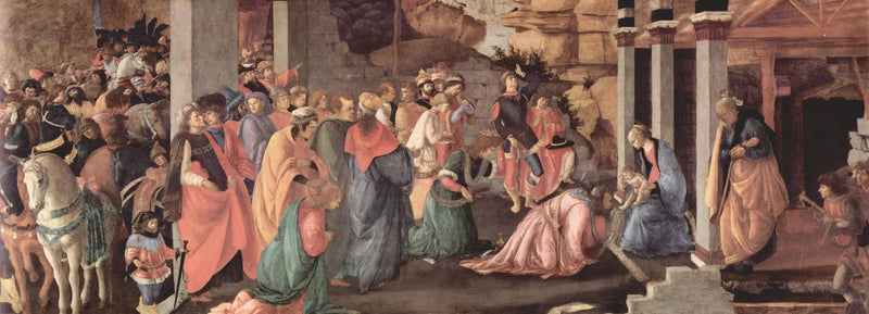 De vise kongers tilbedelse - Filippino Lippi