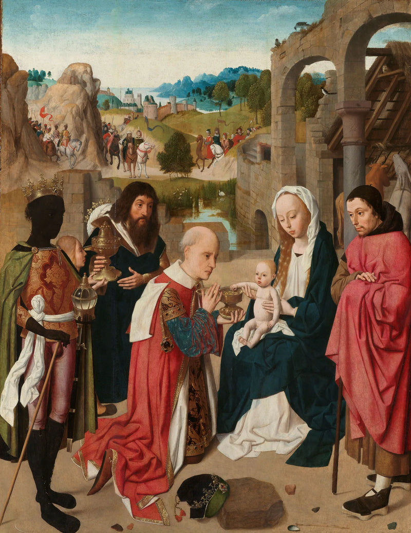 De vise mænds tilbedelse - Geertgen tot Sint Jans