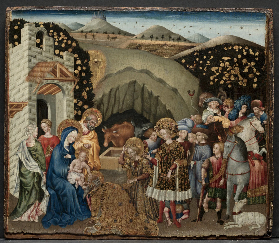 De vise mænds tilbedelse - Giovanni di Paolo