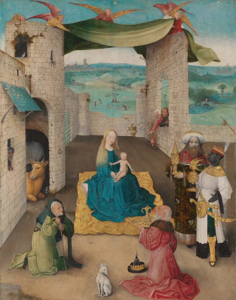 De hellige tre kongers tilbedelse - Hieronymus Bosch