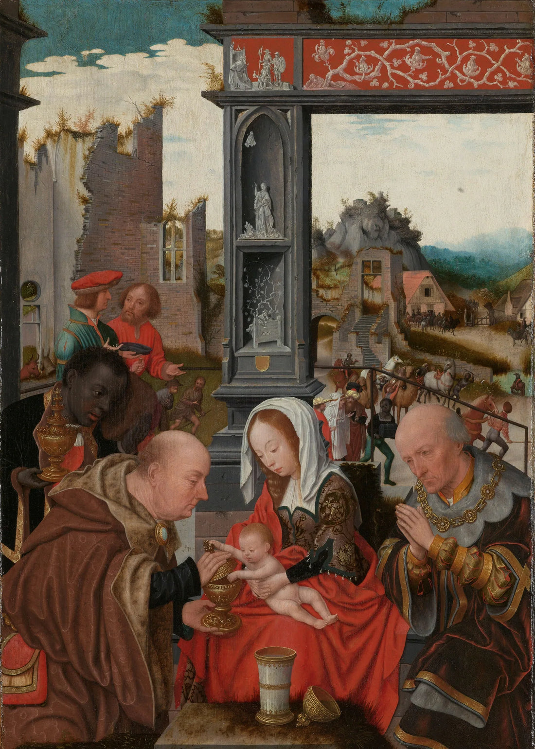 L'Adoration des Mages - Jan Mostaert