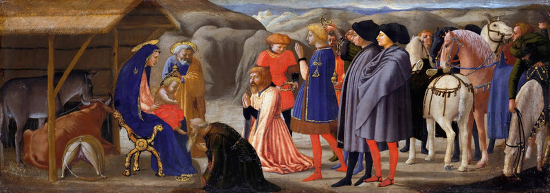 De vise mænds tilbedelse - Masaccio
