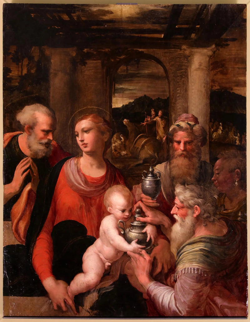 De vise kongers tilbedelse - Parmigianino