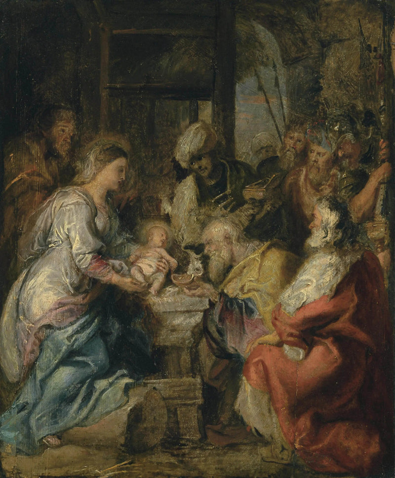 De vise mænds tilbedelse - Peter Paul Rubens