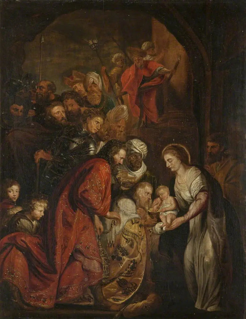De vise mænds tilbedelse - Peter Paul Rubens