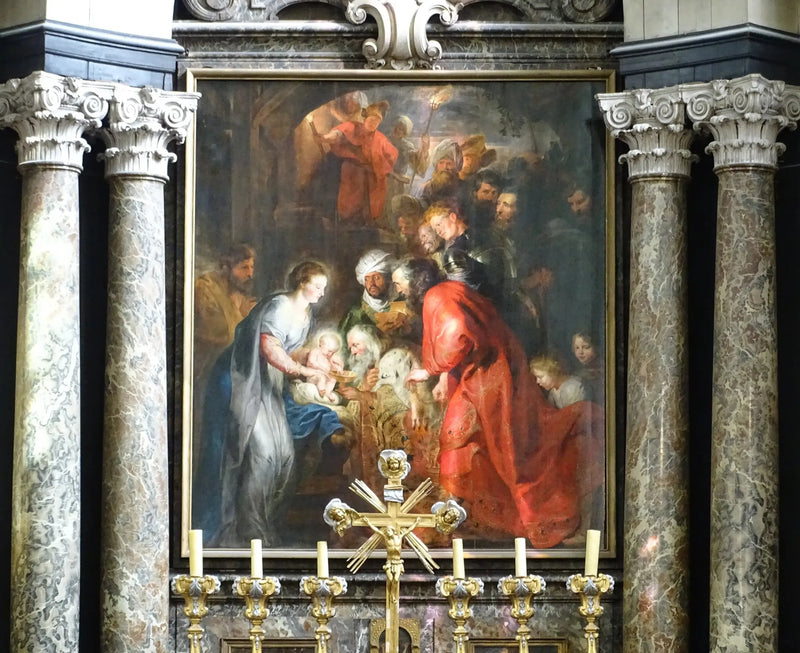 De vise mænds tilbedelse - Peter Paul Rubens