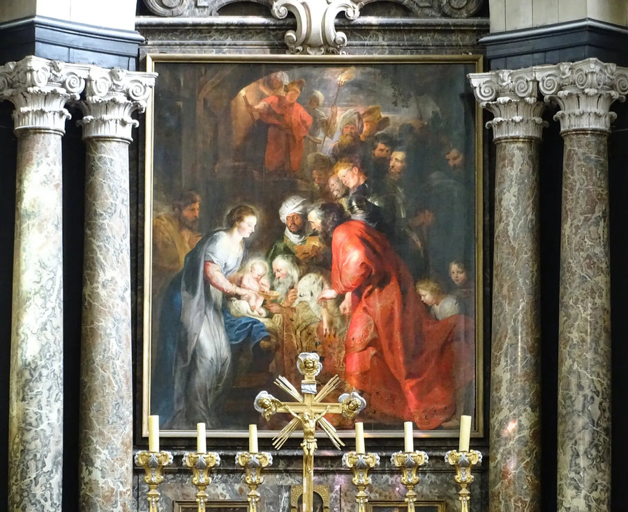 De vise mænds tilbedelse - Peter Paul Rubens