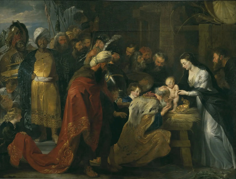 De vise mænds tilbedelse - Peter Paul Rubens