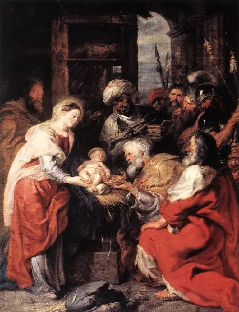 De vise mænds tilbedelse - Peter Paul Rubens