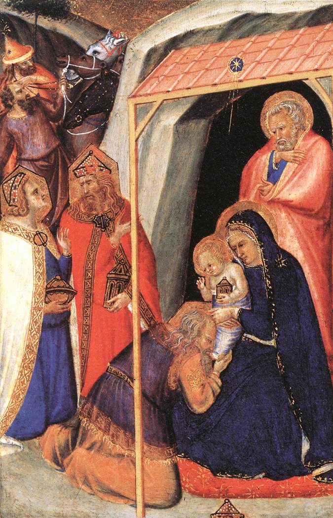 De vise mænds tilbedelse - Pietro Lorenzetti