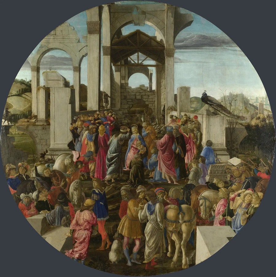 De hellige tre kongers tilbedelse - Sandro Botticelli