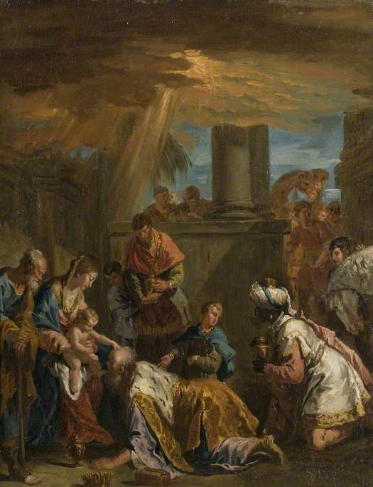 De vise mænds tilbedelse - Sebastiano Ricci