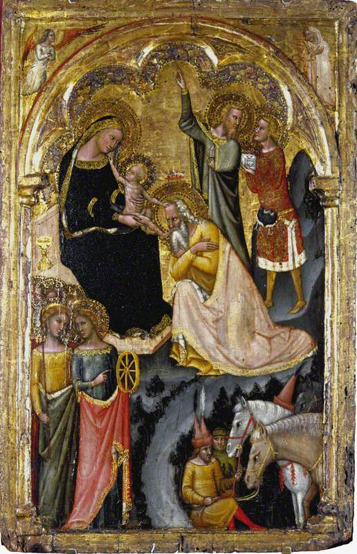 L'Adoration des mages - Vitale da Bologna image 1 copie peinte à la main à l’huile
