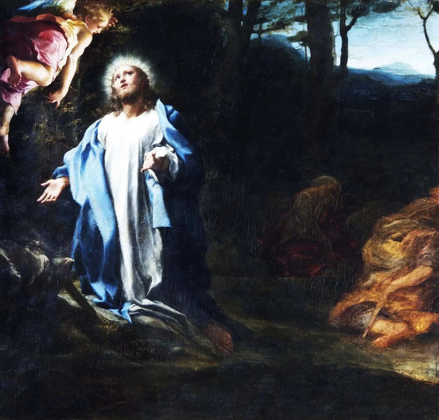 Agonien i haven - Antonio da Correggio