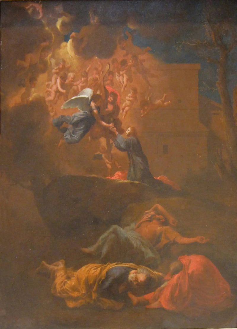 Agonien i oliventræets have - Nicolas Poussin