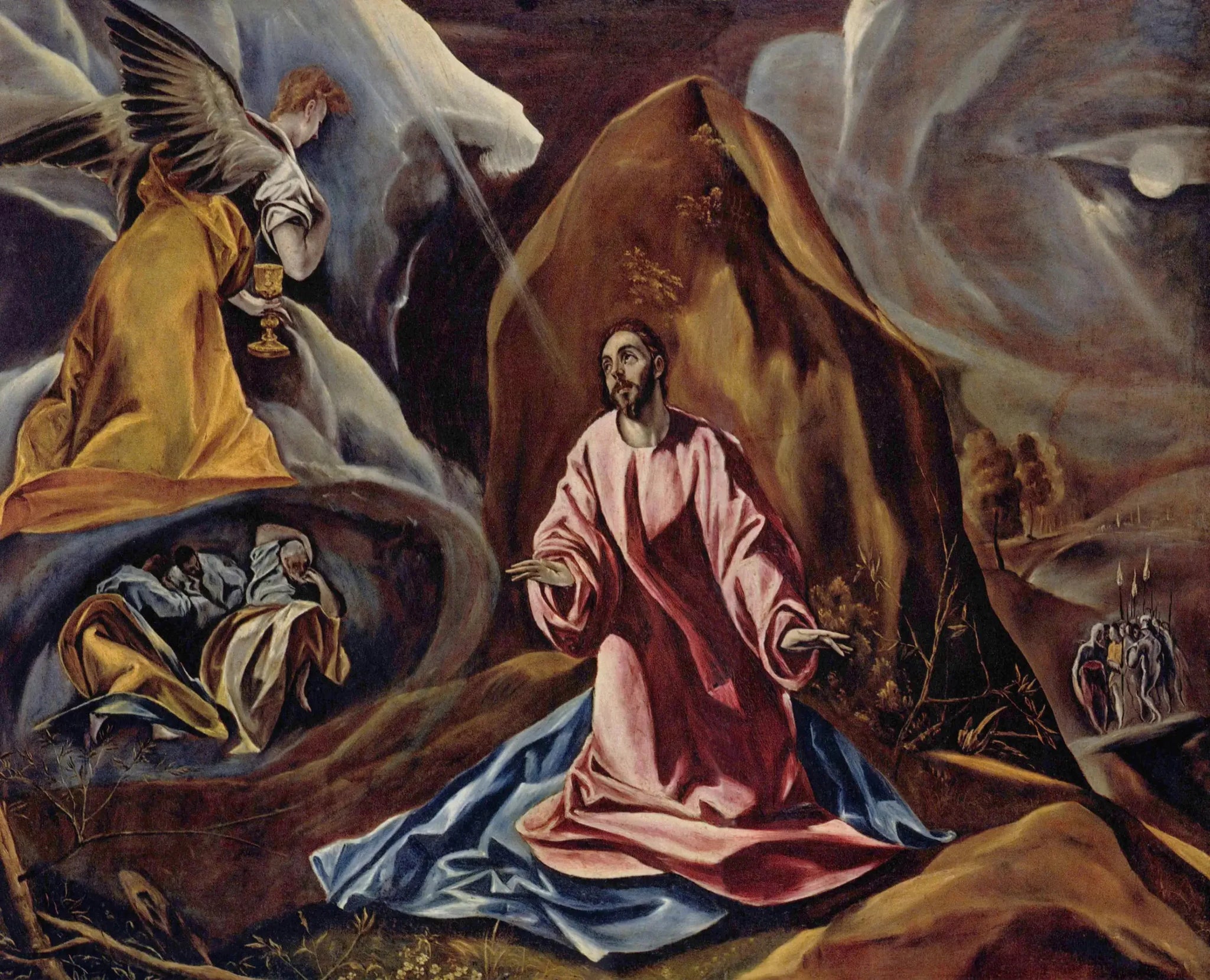 L'Agonie dans le jardin - El Greco image 1 copie peinte à la main à l’huile