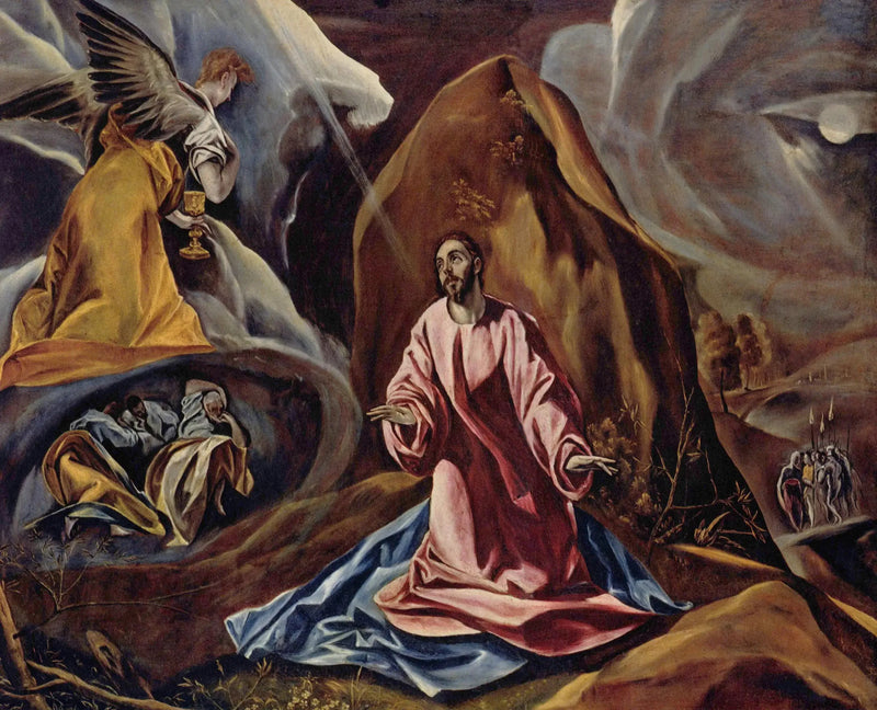 Agonien i haven - El Greco