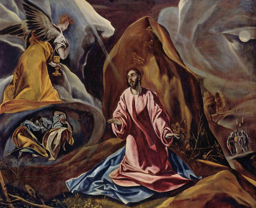 Agonien i haven - El Greco