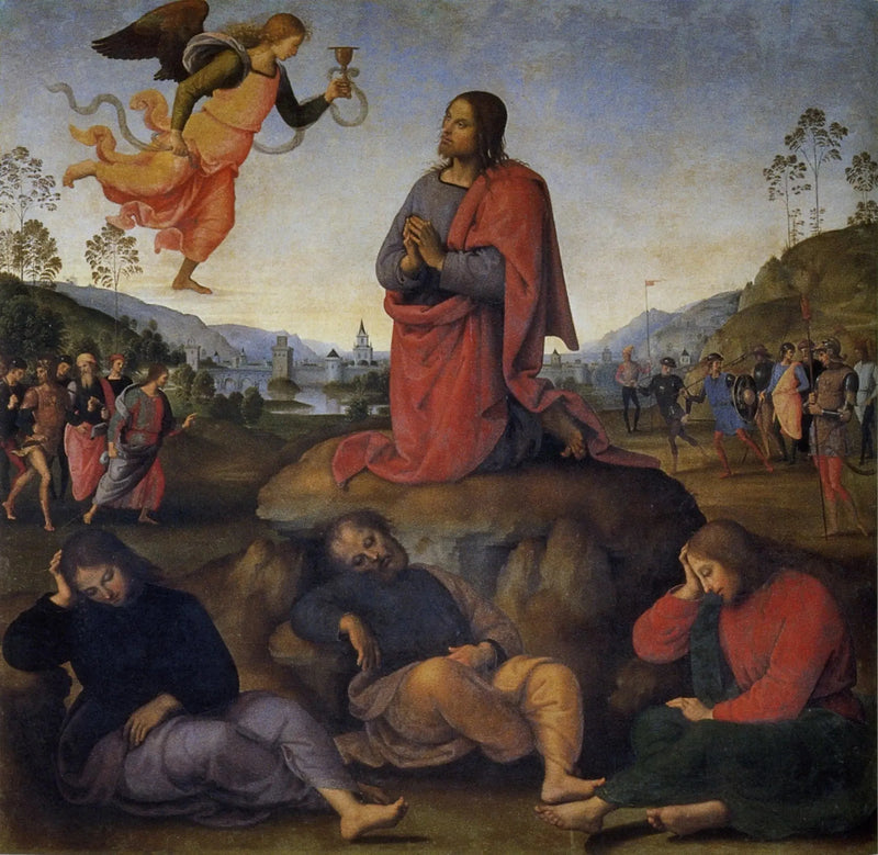 Agonien i haven - Pietro Perugino