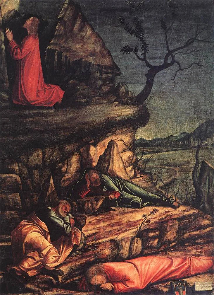 Agonien i haven - Vittore Carpaccio