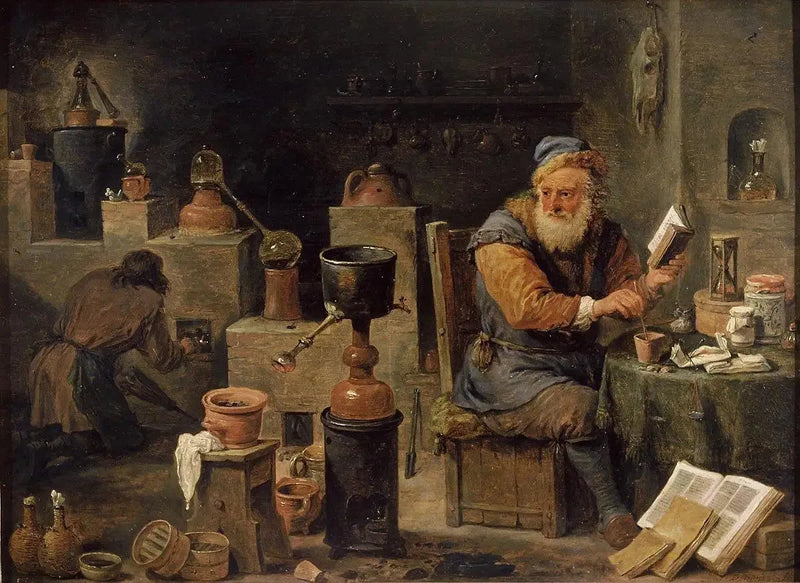 Alkymisten - David Teniers den Yngre