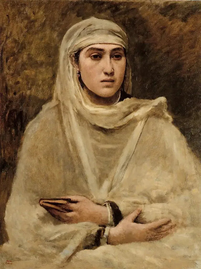 Den algeriske - Jean-Baptiste Camille Corot