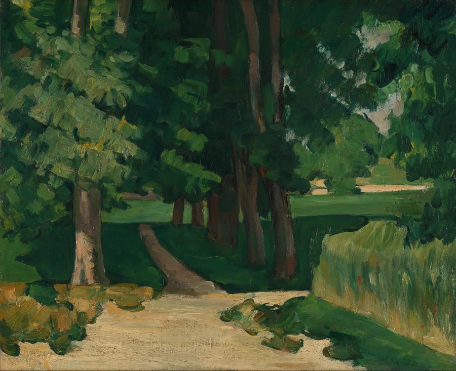 Alléen ved Jas de Bouffan - Paul Cézanne