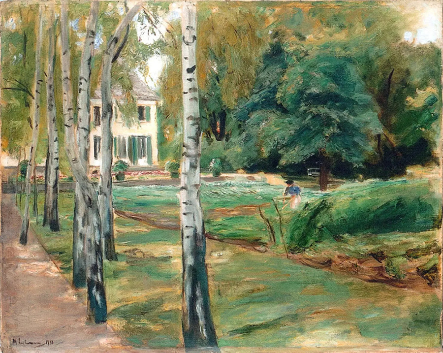 Birkernes allé i Wannsee-haven mod vest - Max Liebermann