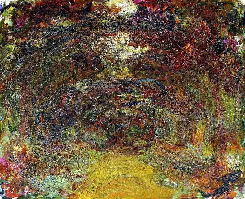 Roserækken - Claude Monet