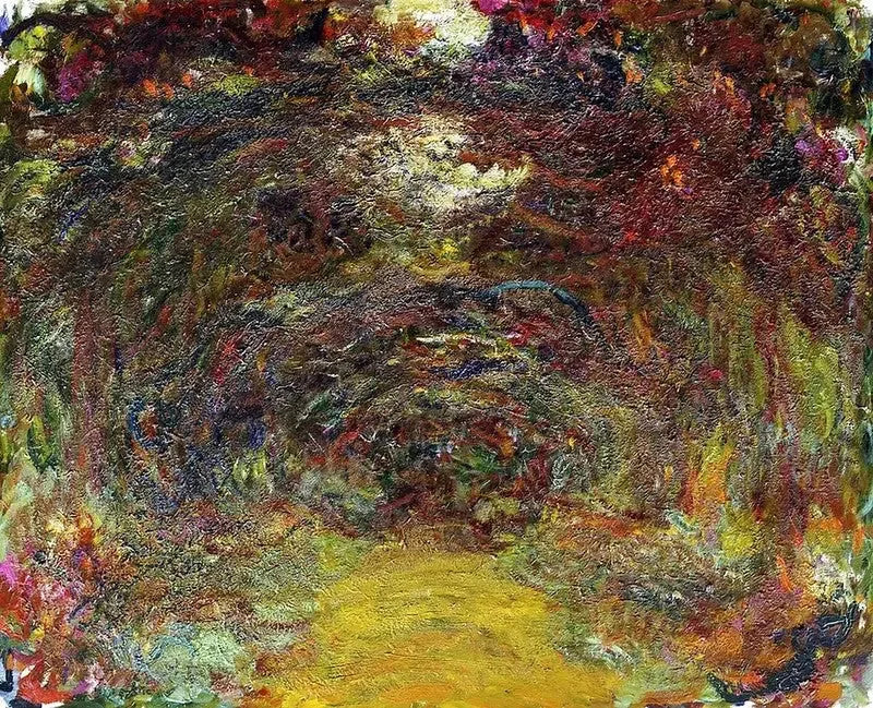 Roserækken - Claude Monet