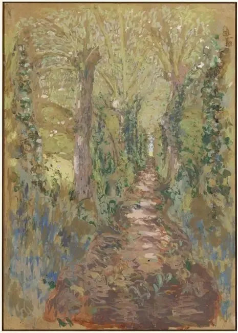 Allé i skovbryn, Amfreville - Édouard Vuillard