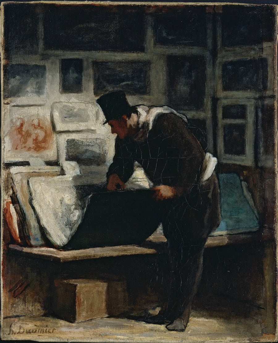 Samlere af kobberstik - Honoré Daumier
