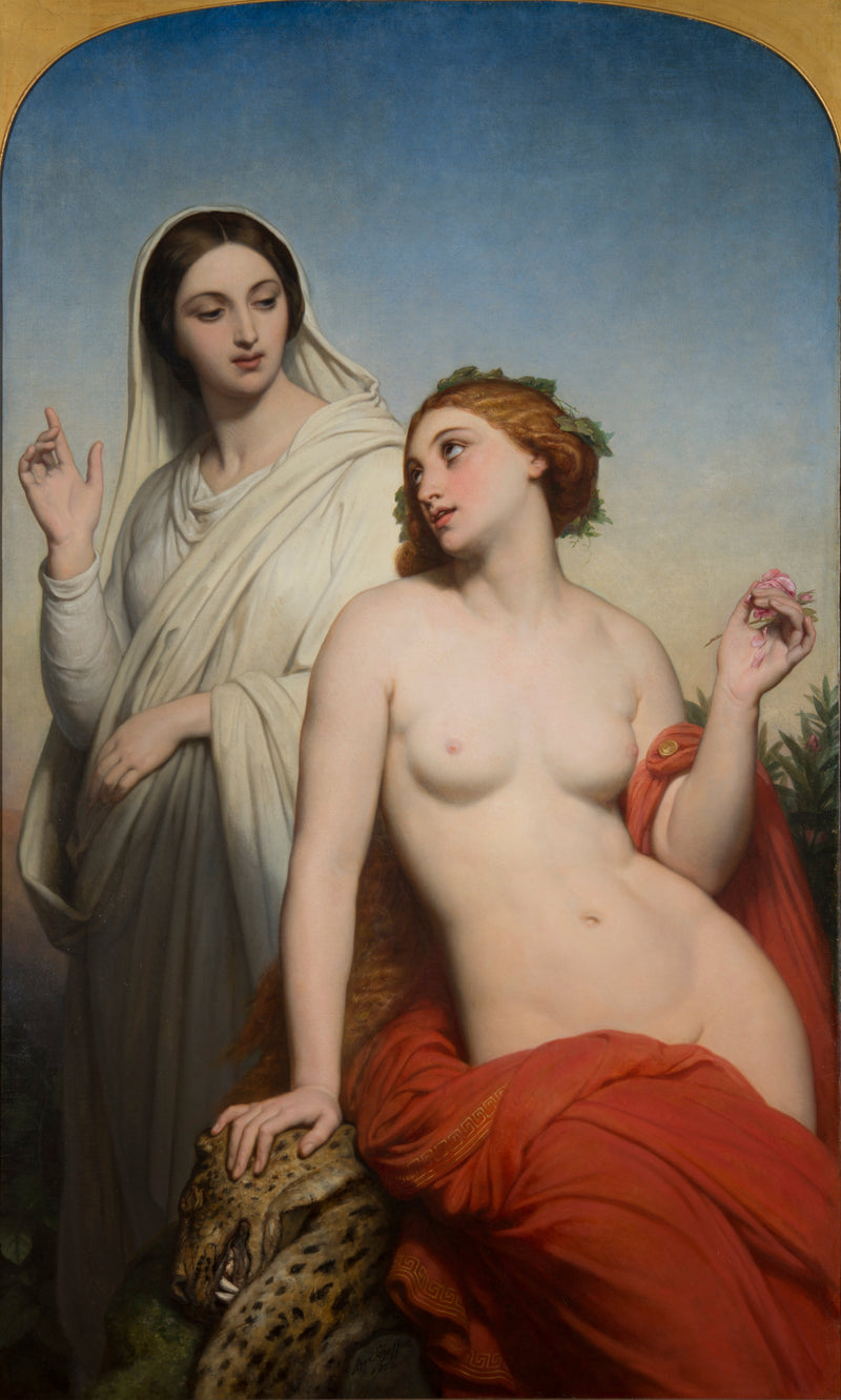 Den himmelske og jordiske kærlighed - Ary Scheffer